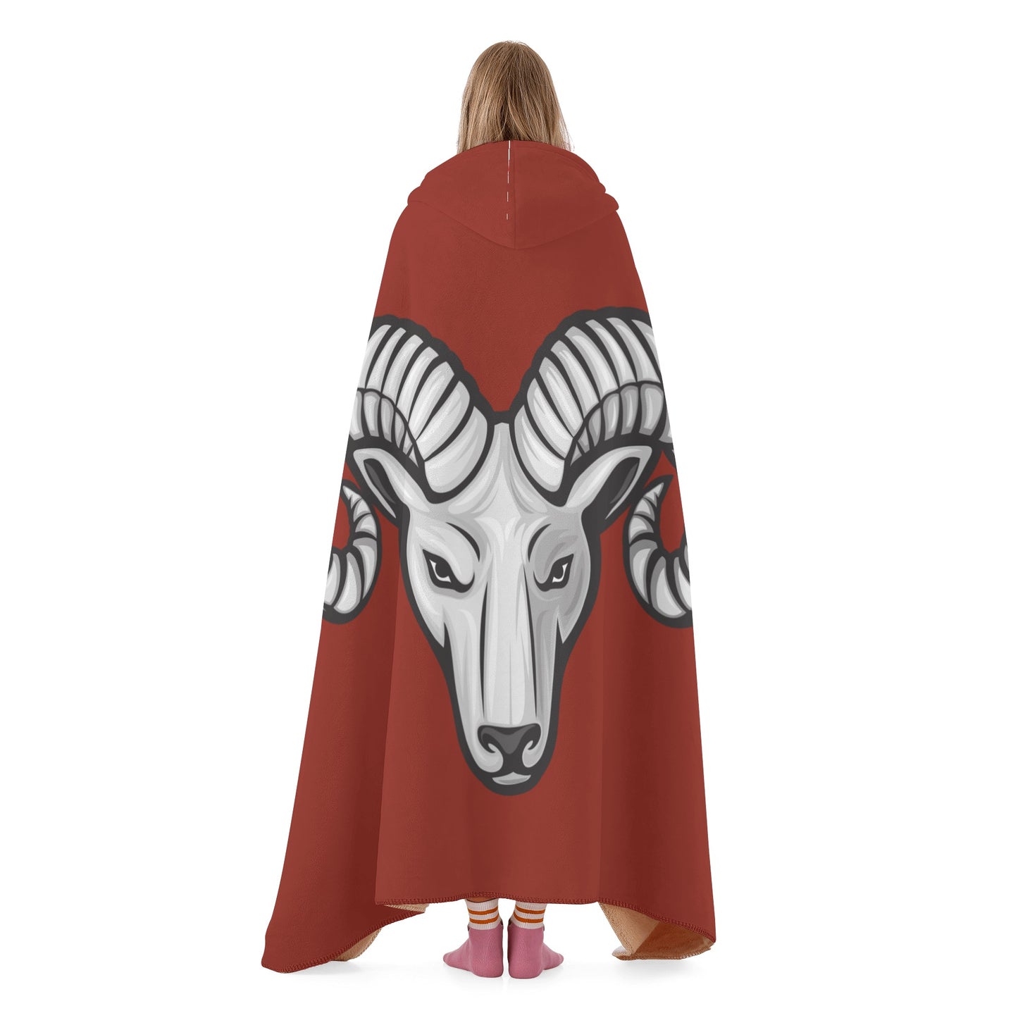 Rams Hooded Blanket