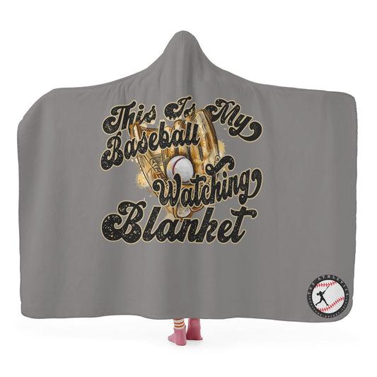 Baseball watching blanket Hooded Blanket (FREE SHIPPING)