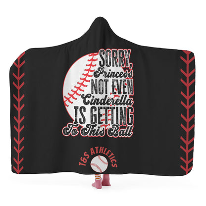 Baseball Princess Hooded Blanket