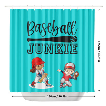 Baseball (Girl) Shower Curtain
