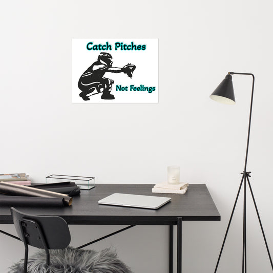 Catch pitches Poster