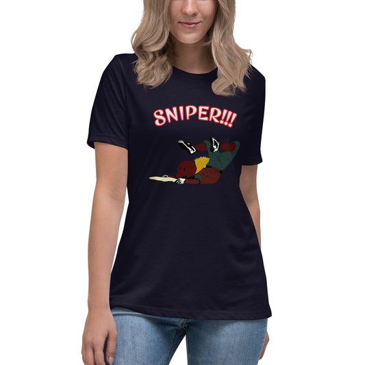 Women's Sniper!!! Relaxed T-Shirt