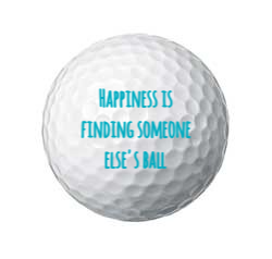 Happiness Golf Ball